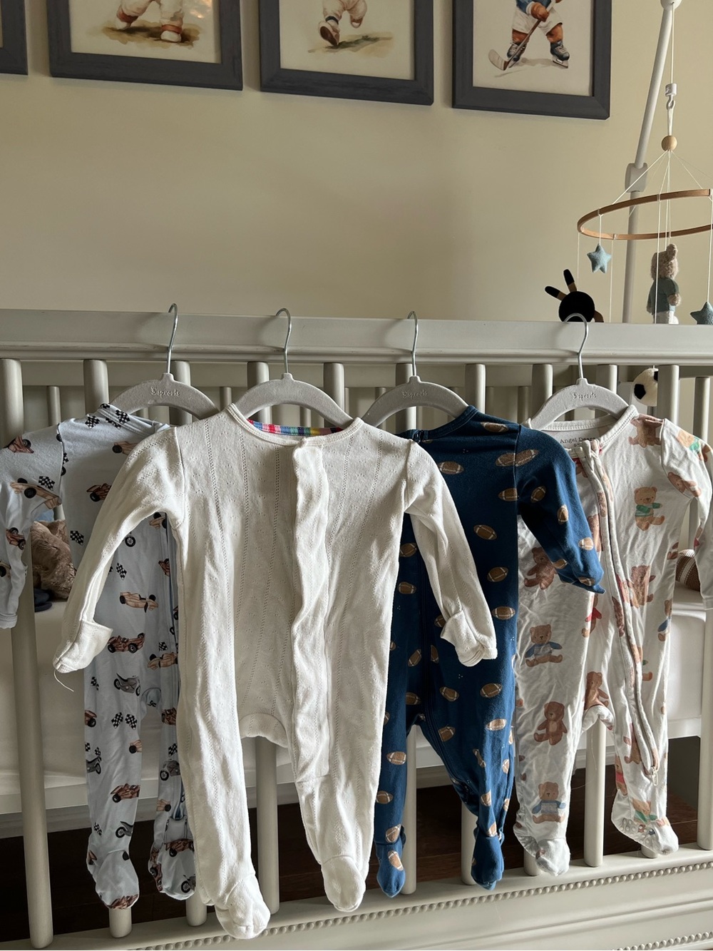 0-3 month sleepers angel dear, pehr, magnetic me and pip&phee